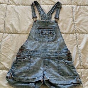 Vintage lei Ashley ultra low rise jean overalls 3 (fits like a small)